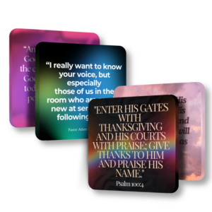 Image of church graphics in blocks
